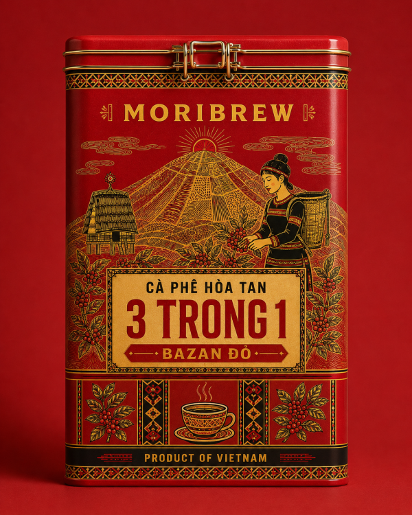 Cà Phê Hòa Tan 3 Trong 1 – Bazan Đỏ